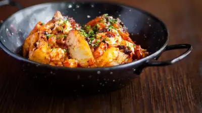 Huevos rotos from Brindisa Tapas Kitchen