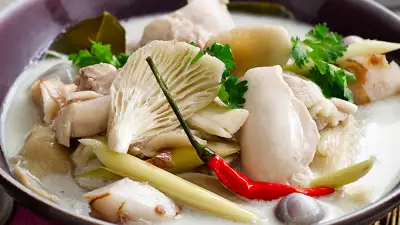 Chicken and coconut soup from Andy Oliver
