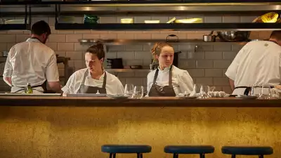 Selin in action in the kitchen at Oklava