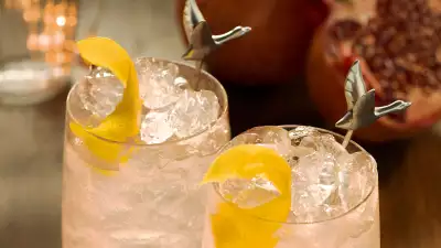 Christmas canapes from Tess Ward and Grey Goose Vodka