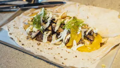 Le Bab's corn-fed chicken shish