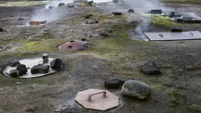Thermal ovens, south of Lake M&yacute;vatn, Iceland, Spring 2013, from Magnus Nilsson's Nordic: A Photographic Essay of Landscapes, Food and People
