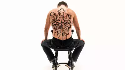 Pascal Aussignac tattooed in squid ink
