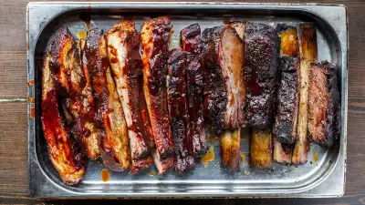 Sticky ribs at Blues Kitchen
