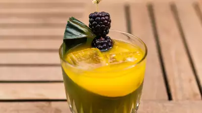 Shoryu's mango and sake cocktail