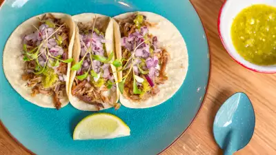 Tacos at Santo Remedio