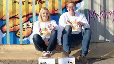 The founders of Snact