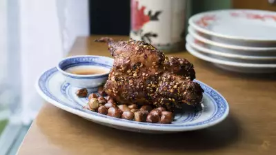 Chinese Laundry's chicken carcass
