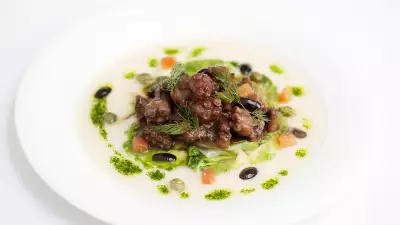 Octopus at Margot restaurant, London