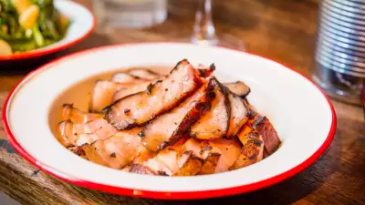 A pork dish at Patty & Bun Redchurch Street