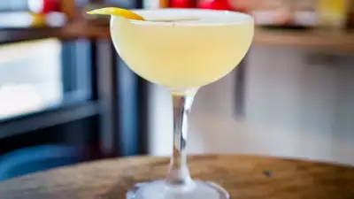 A cocktail at Patty & Bun's new site on Redchurch Street