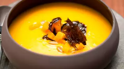 Make Samarkand's recipe for squash and liquorice soup