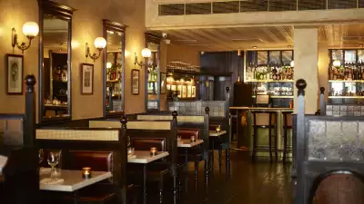 The interiors at Gymkhana