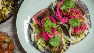 The carne asado taco