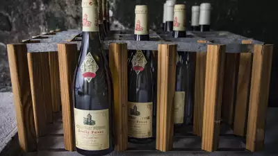 A selection of expensive wines