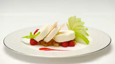 Semifreddo dessert at Oval Restaurant at The Wellesley