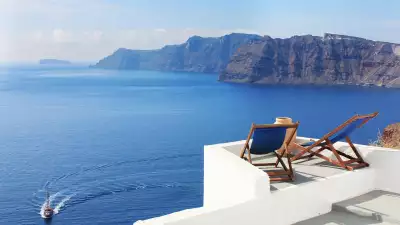 Aressana hotel's seriously dreamy views across the waters of the Aegean