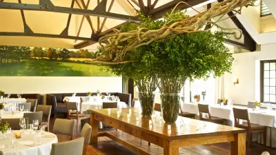 Dan Barber’s acclaimed farm-to-table restaurant Blue Hill at Stone Barns. Photography by Daniel Krieger.