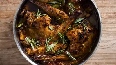 A recipe for Ischitana-style rabbit from The Silver Spoon's Naples and the Amalfi Coast; photography Simon Bajada