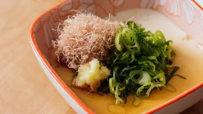 Tofu custard at Machiya