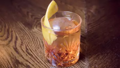 The smoky negroni at Machiya