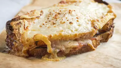 Make Dominique Ansel's Croque Monsieur; photograph by Daniel Krieger