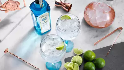Bombay Sapphire's gin and tonic