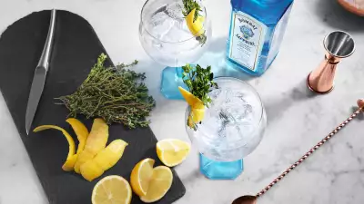 Bombay Sapphire's lemon and thyme twist