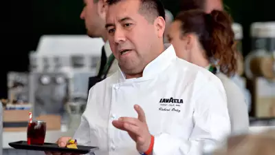 Robert Ortiz introduces his Lavazza dish at Wimbledon 2017