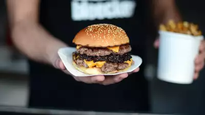 Bleecker Burger's Bleecker Black burger, with morcilla