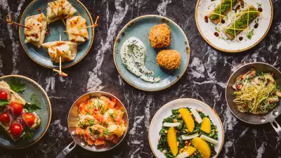 Mezze spread from Suvlaki, Shoreditch