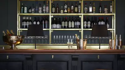 Albion House's bar