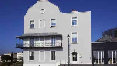 Albion House, a clifftop, 14-bedroom boutique hotel which was built in 1791