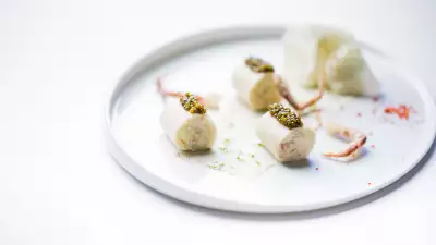 Dishes from the tasting menu at Alain Ducasse at the Dorchester