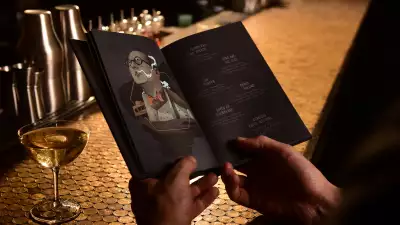 The menu at Bethnal Green cocktail bar Coupette