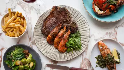 A selection of dishes at Wright Brothers Battersea