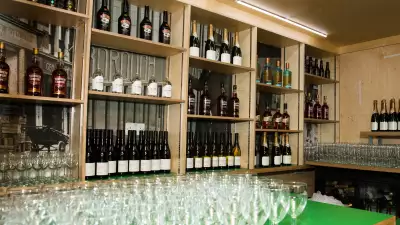 The bar at the Foodism 100 awards night