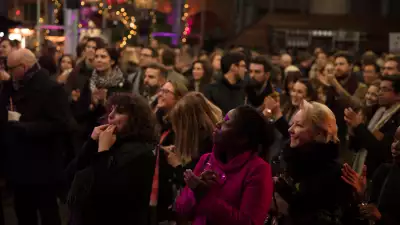 Crowds at the Foodism 100 awards night