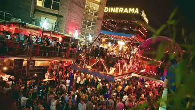 Street Feast's Dinerama on a busy Friday night