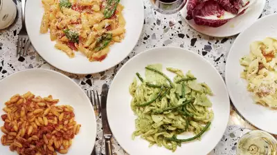 Fresh pasta from Pastaio, Carnaby