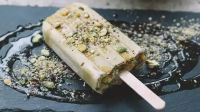 Jusu Brothers' vegan pistachio ice cream