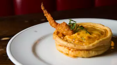 The lobster thermidor tart from Holborn Dining Room