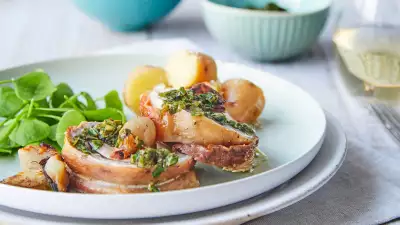 Farmdrop's rolled lamb breast