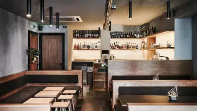 Inside Scout bar in Shoreditch