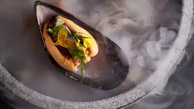 A selection of dishes from Frog by Adam Handling