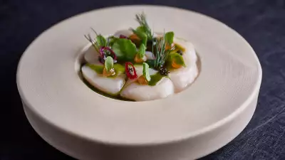 A selection of dishes from Frog by Adam Handling