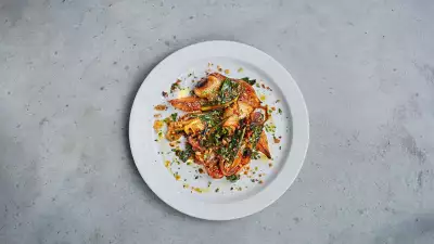 Grilled onion and nduja from the Garden Caf&eacute;