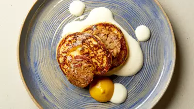 Bacon crapiaux with andouillette and mustard from Tate Modern L9 Restaurant