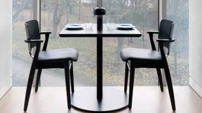 View of Holland Park from Parabola at the Design Museum