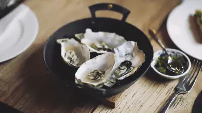 Oysters at Brat in Shoreditch